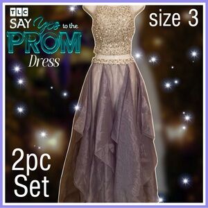 2 PIECE PROM DRESS